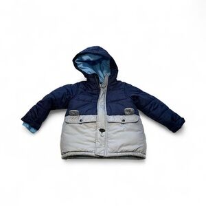 Carter Navy Bear Hooded snow Jacket